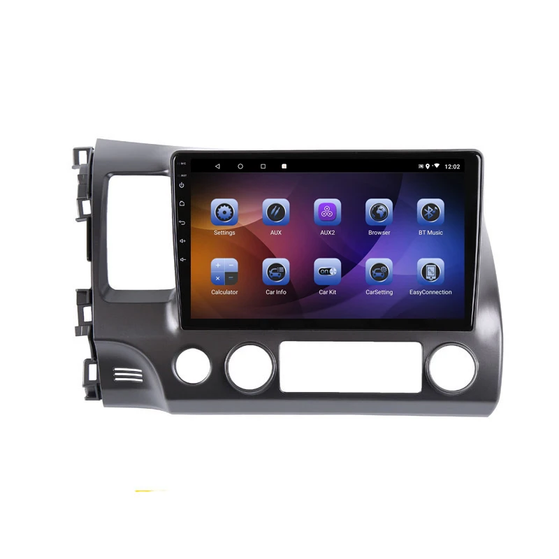 Discount 10" 4G RAM 2.5D IPS 8 CORE Android 9.1 Car DVD Multimedia Player GPS For Honda Civic 2004 2005 2007 2006-2011  radio navigation 17