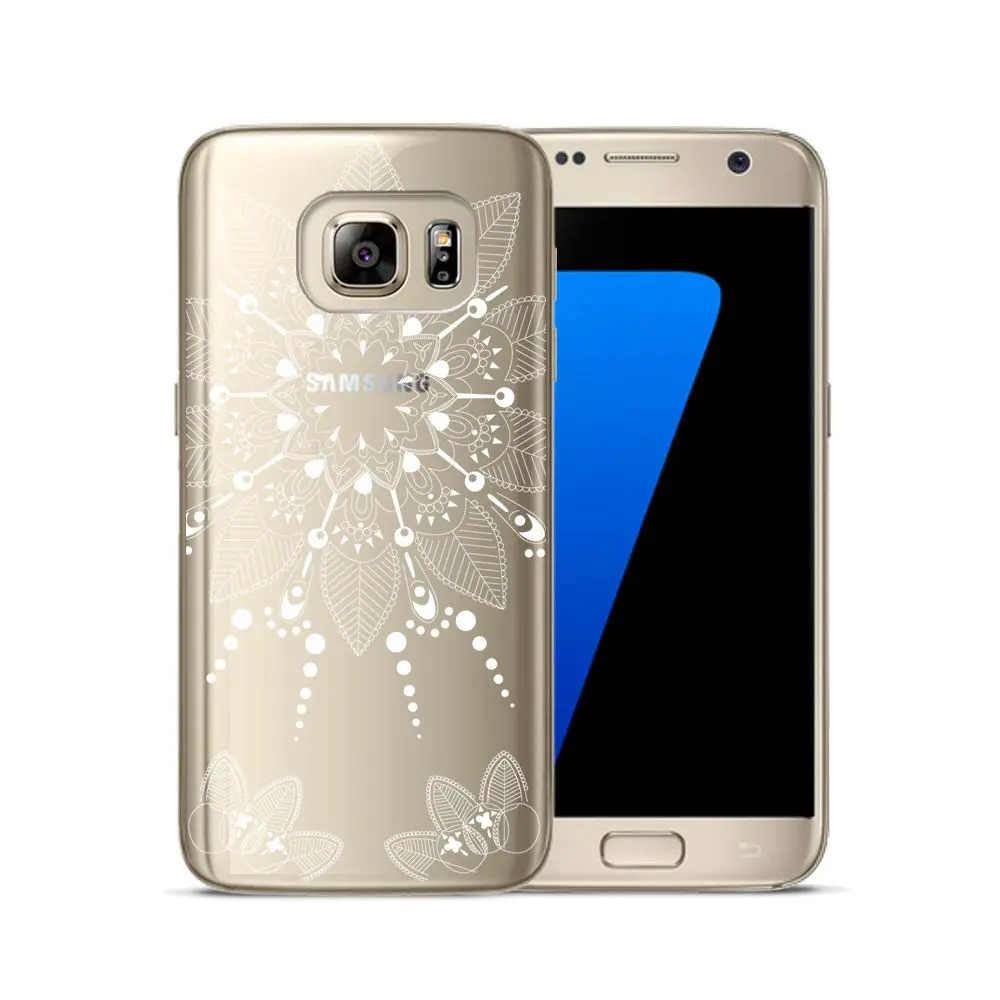 Clear painted Case FOR Samsung S6 Soft TPU Phone Case FOR Samsung S8 Smart Back Protective Phone Cover FOR Galax S5 S7 S8 Plus (10)