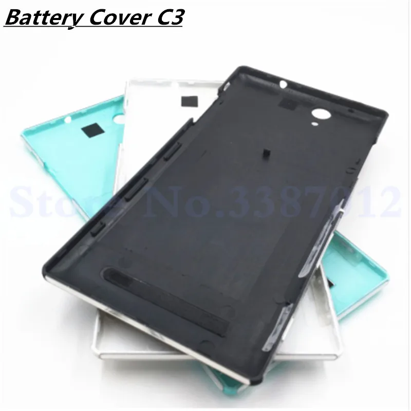 

For Sony Xperia C3 S55T S55U Back Battery Cover Housing Case With Logo