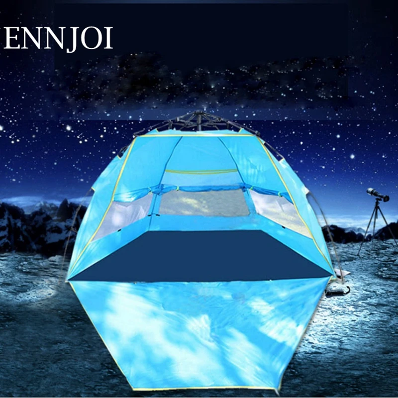 Anti UV Sun Shelter Beach Tent Automatic Speed Opening Up