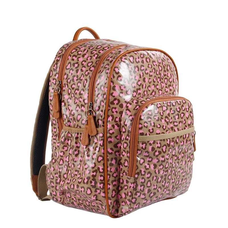 Plastic Canvas Overall Waterprrof Environmental Mummy Bags Fashion High-Capacity Mother Backpack 05