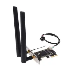 M.2 NGFF конвертер PCI-E Настольный Беспроводной Wi-Fi и bluetooth-адаптер плата адаптера сетевой карты T3LB