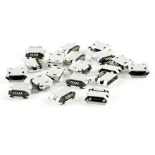 Imc оптовая продажа 20 шт. Micro Тип USB B Женское гнездо 180 градусов 5-Булавки SMD SMT пайки Jack
