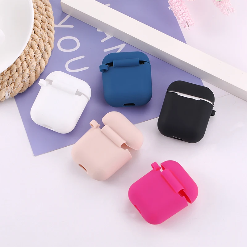 Милый силиконовый чехол из ТПУ для Apple airpods беспроводных наушников с Bluetooth Мягкий