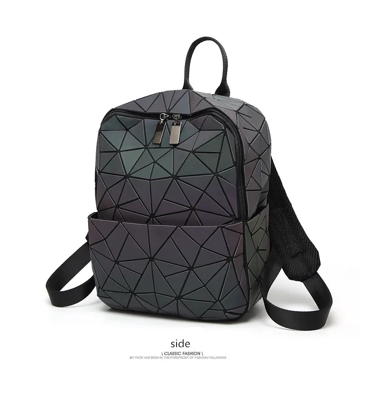 MAGICYZ geometri ctriangle сумки с голограммой светящийся женский рюкзак sac a dos женский рюкзак Mochilas голографический рюкзак