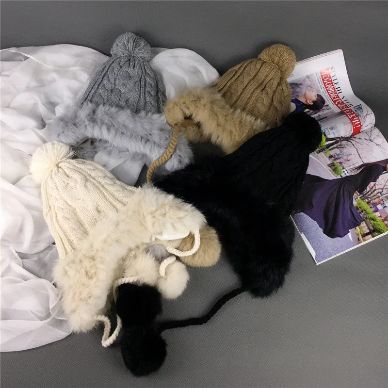 Baratos Nuevo sombrero de moda para mujeres Skullies   Beanies Casual nuevo sombrero de algodón gorra de invierno para mujeres pata10