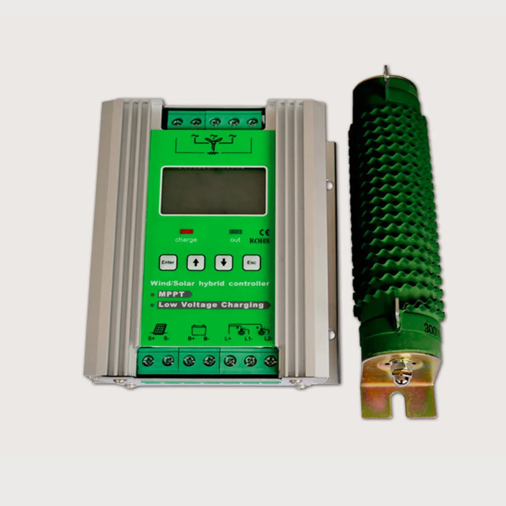 

1200W hybrid wind solar street light system Controller urbine Charge Controller Free Dump Load Off Grid Wind 600W+Solar 600W