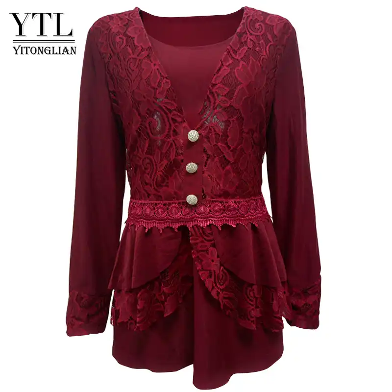 peplum top with cardigan