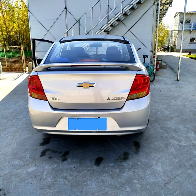 Для Chevrolet Sail 2010 2011 2012 2013 Автомобильный задний багажник спойлер ABS Материал грунтовка цвет украшение в виде хвостового крыла для паруса