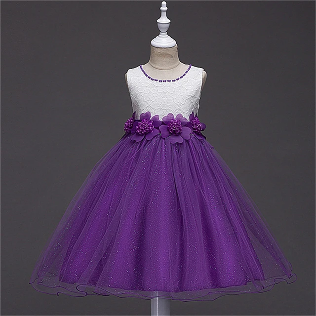 De Fille Robe Petite Demoiselle Bébé D'honneur Baptême Enfants shQdrCt
