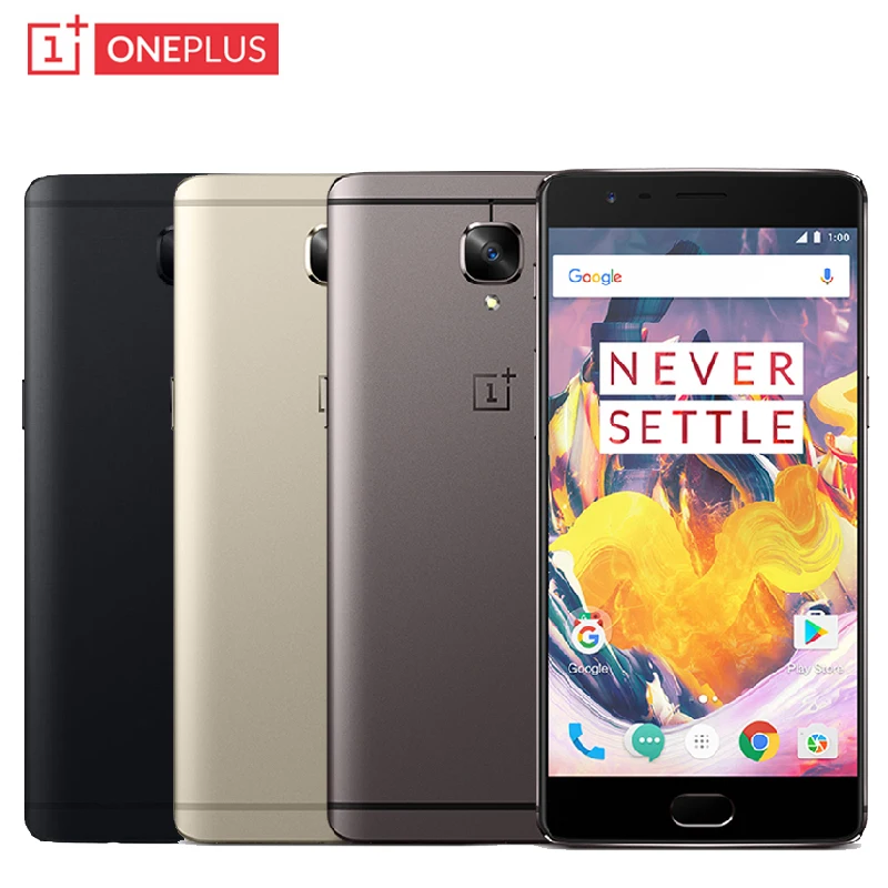 Original Oneplus 3T A3010 Cell Phone RAM 6GB ROM 128GB Snapdragon 821 Quad Core 5 5