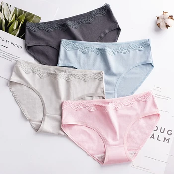 

3 Pcs/lot Panties For Woman Lace Sexy Underwear Women Cotton Seamless Panty Set Underwear Comfort Intimates Female Lingeries