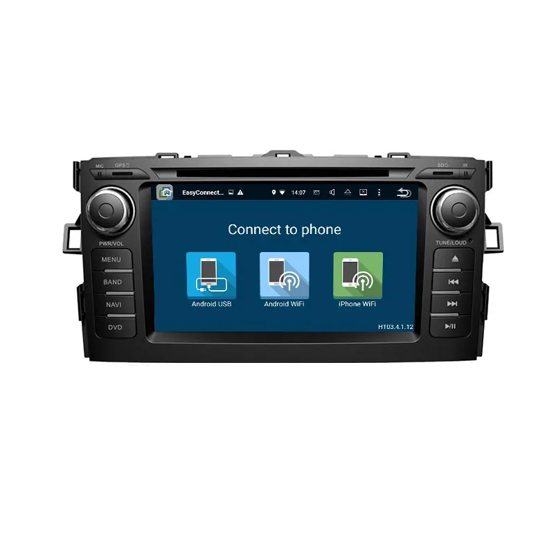 Clearance OZGQ Android 8.1 Car Radio Player For 2008-2011 Toyota Auris Auto GPS Navigation Headunit BT Radio TV Audio Video Stereo 2