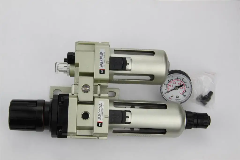 

AC3010-03D 3/8"PT SMC auto drain type air filterSNS pneumatic components gas source processor two joint oil-water separator