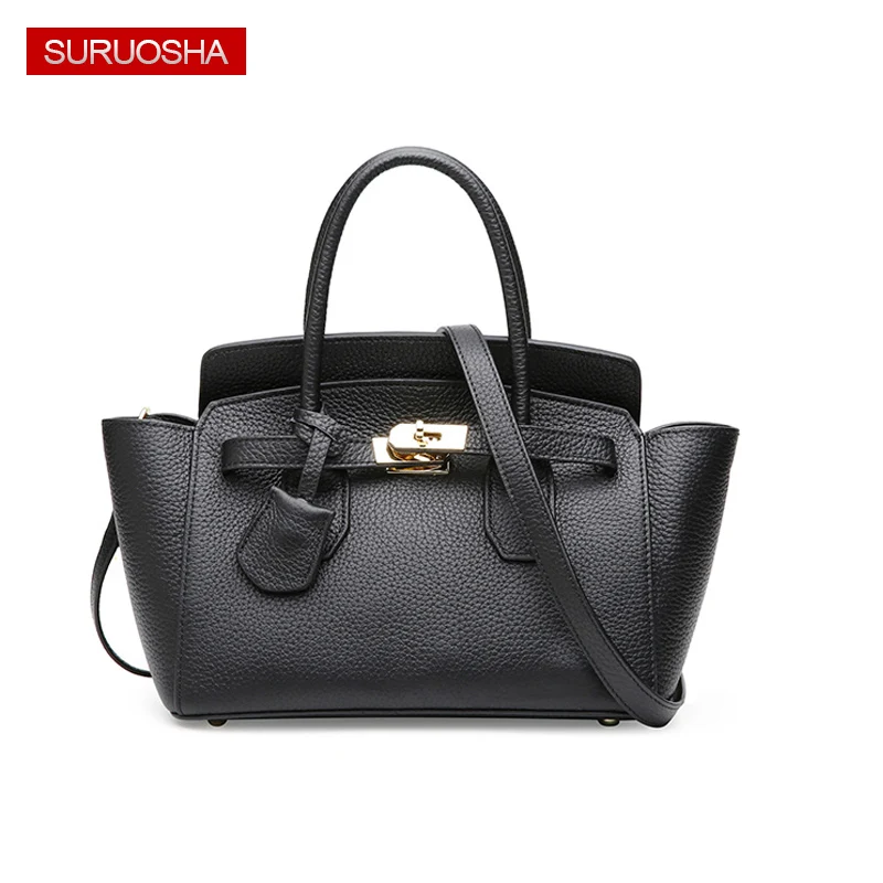 

Rich Women Loved Luxury Handbags Real Leather Women Bags Designer Sac a Main Femme Genuine Leather Ladies Tote Bags for Women
