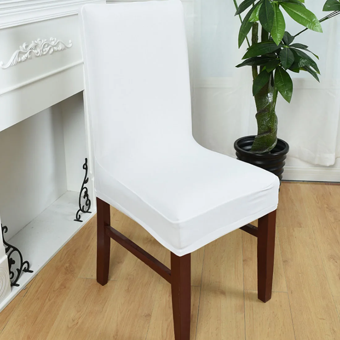 Sillas Comedor стрейчевый спандекс покрытия для офисных стульев протектор Slipcover Декор Housse De Chaise для свадеб