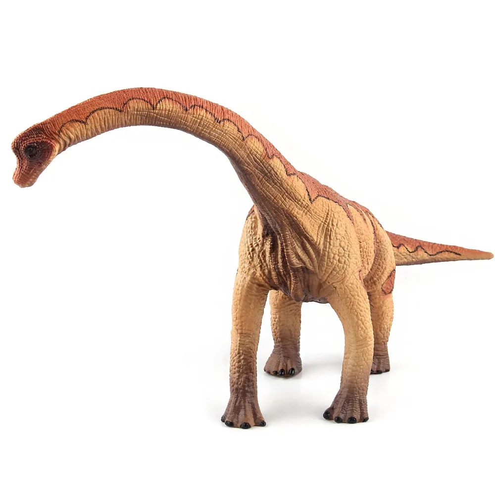 Динозавр мини модель Брахиозавр в Пластик безопасности ABS для Детский подарок забавные игрушки Jurrasic мир моделирования игрушку-динозавра