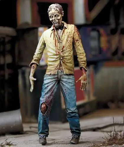 Unassambled  1/35   ancient Walking Man Zombie Fictional Undead  Resin figure miniature model kits Unpainted