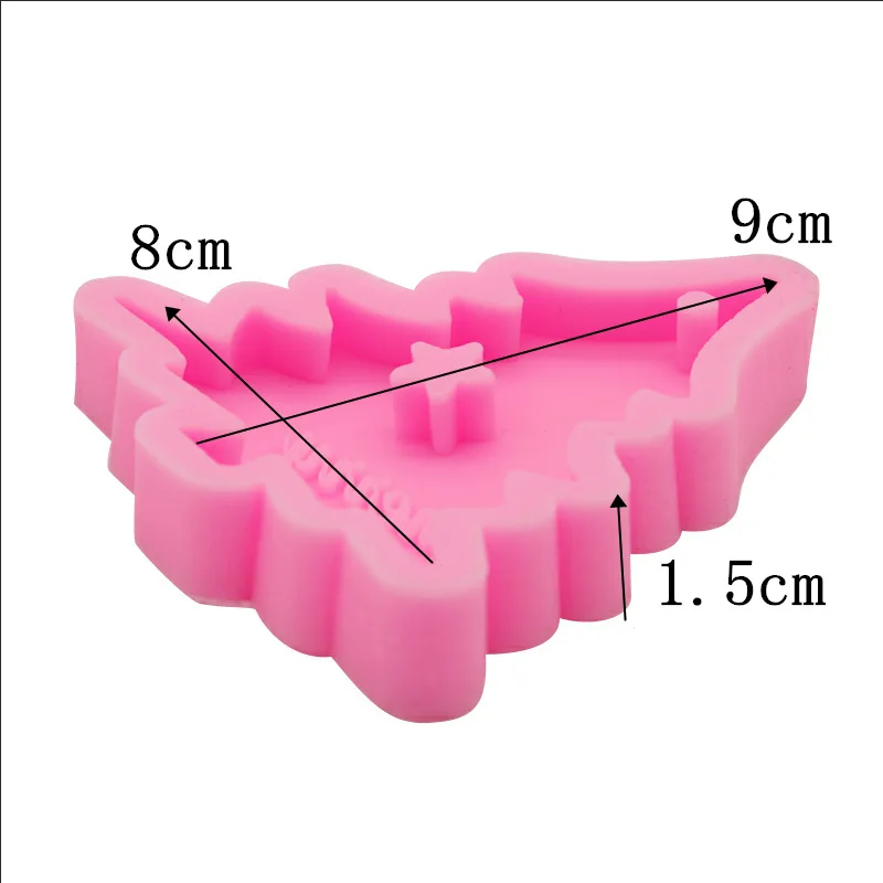 Форма рождественской елки, креативная силиконовая форма, сделай сам, украшение торта, хлеб, желе, шоколад, кубик льда, мыло ручной работы, форма для выпечки, инструмент