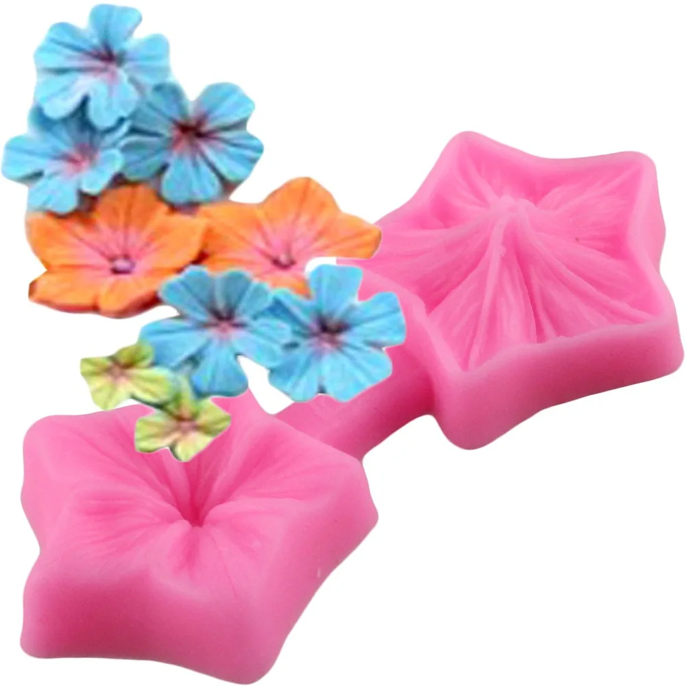 

Cherry Blossoms Chocolate Cake Decorating Mold Silicone Mini Flower Fondant Molds Cupcake Sugarcraft Kitchen Baking Mould