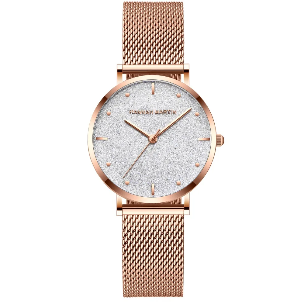 

Ladies Wrist Watches Top Brand Luxury Starry Sky Quartz Watch Women Rose Gold Stainless Steel Waterproof Clock relogio feminino