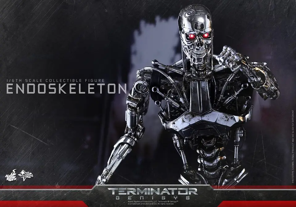 1/6 Terminator Genisys 5 T800 Endoskeleton Коллекция фигурка модель игрушки