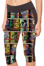 NEW 1050 Sexy Girl Women batman comic Joker Poison Ivy 3D Prints Workout Fitness Elastic Cropped Trousers Leggings Pocket Pants