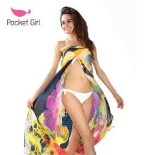 2017 new Swimwear Swimsuit Beach Bathing Suit Cover Ups Bikini Scarf Pareo Dilameng veil Bikini smock