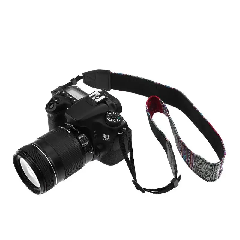 Универсальный Регулируемый винтажный ремень для камеры Canon Nikon Sony SLR s этнический