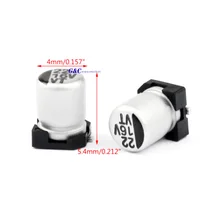 50pcs/100pcs SMD 22uF 4*5.4mm chip Aluminum Electrolytic Capacitor 16V NEW ASS
