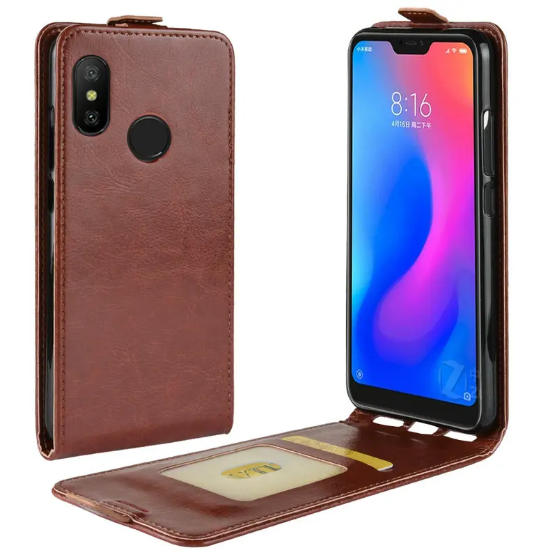 

Retro Leather Cover case for Xiaomi Mi A2 Lite for Xiaomi Redmi 6 Pro 3GB 4GB 32GB 64GB Wallet flip leather cases coque fundas