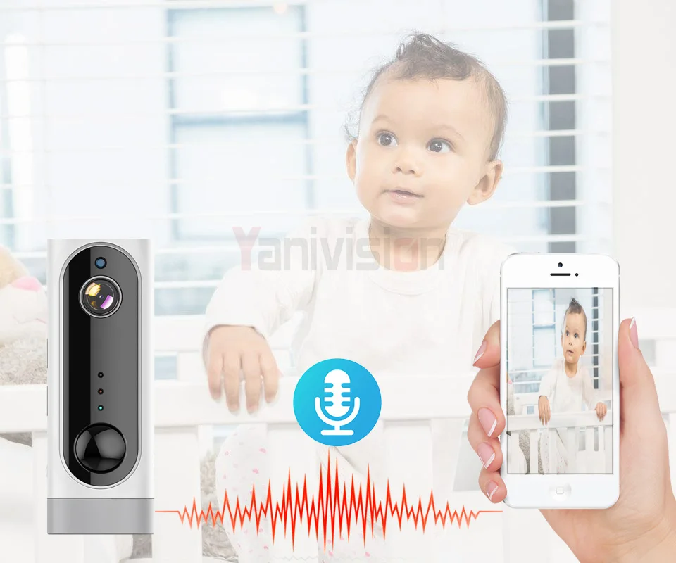  Battery WiFi Camera Rechargeable Battery Powered 720P 1080P Full HD Indoor Wireless Security IP Cam - 32944512046