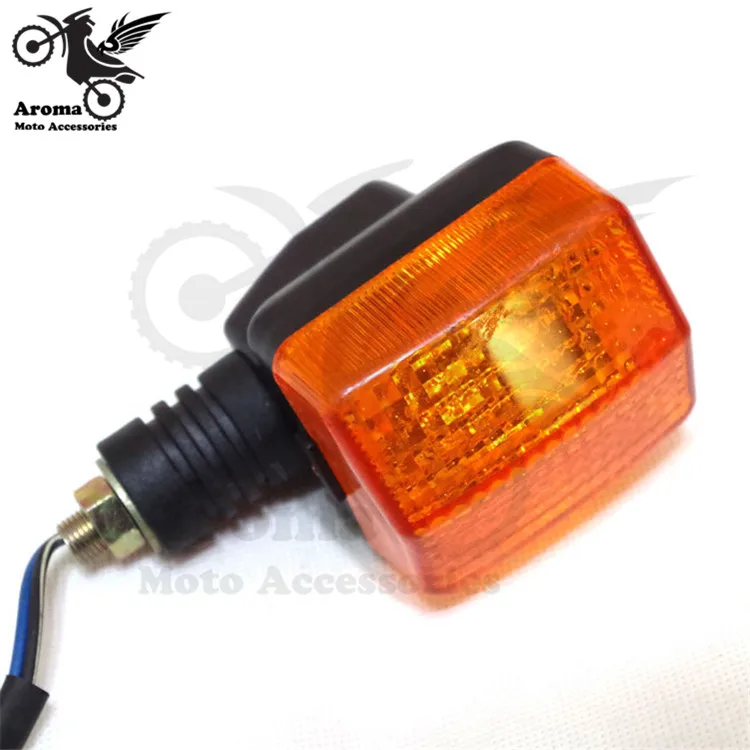 professional dirt pit bike orange lens motorbike indicator moto flashers for font b honda b font