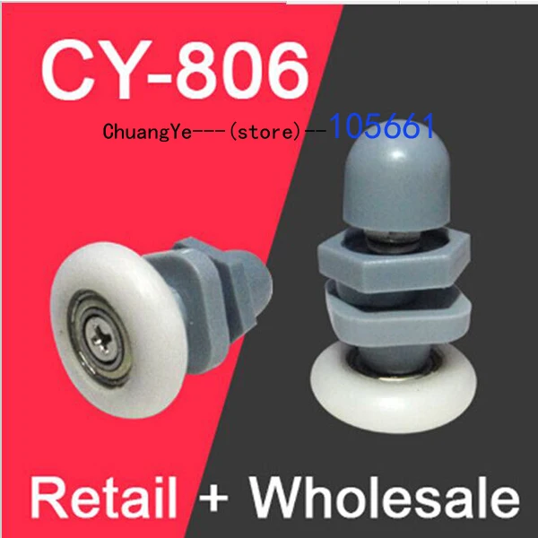 Shower Door Roller Runners Wheels Plastic Pulley Cy806 Door Rollers
