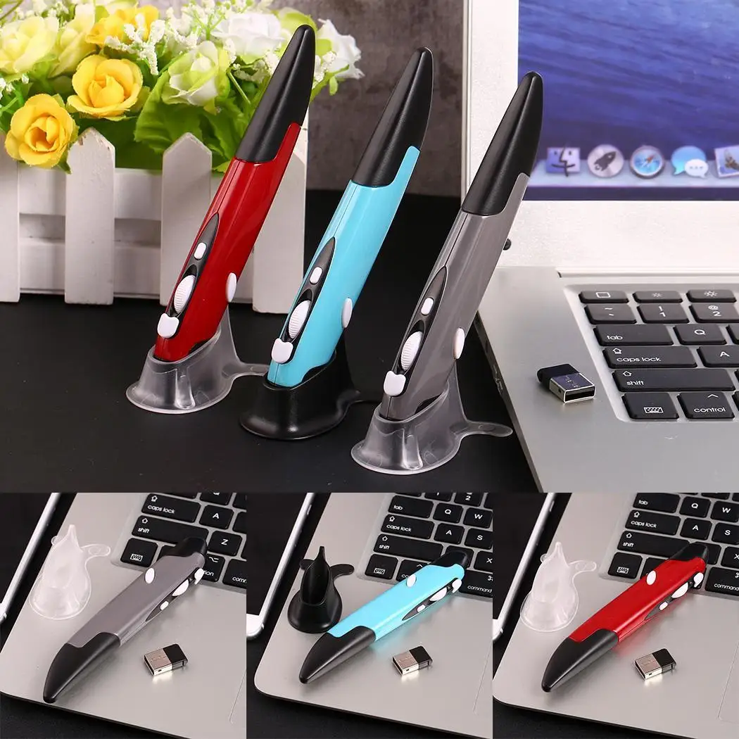 10m Wireless Mouse Mini 2.4 GHz Optical Pen Verstelbare 500/1000 DPI For 14inch PC 3V PR-03 Android | Компьютеры и офис
