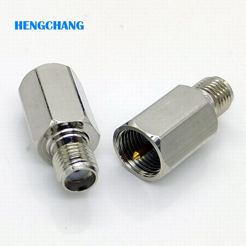10pcs FME Male Plug to SMA Female Jack Straight RF Coaxial Adapter Connector for sale online