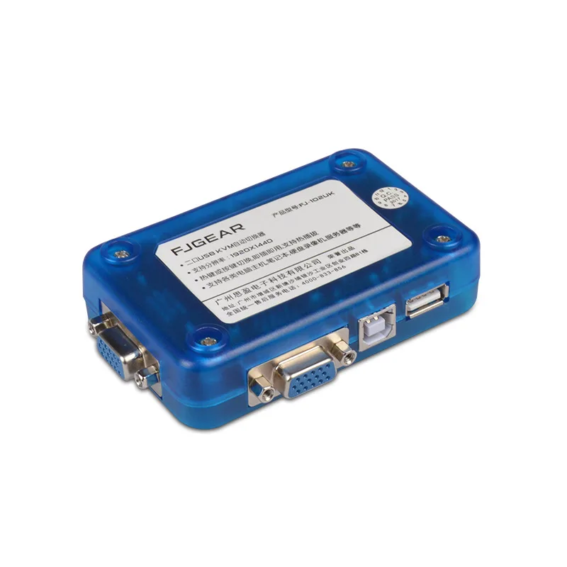 дешево! 2-портовый VGA-переключатель Auto kvm USB-сплиттер Автоматический контроллер Stampante Tastiera