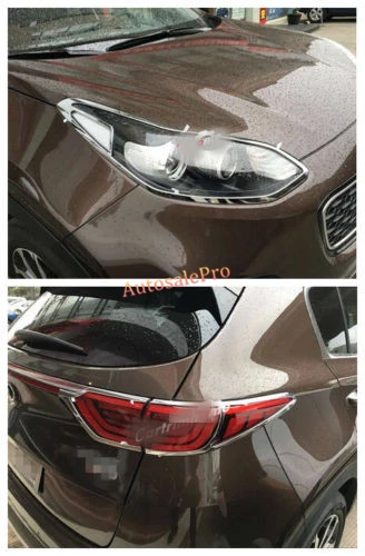 

Chrome Front Headlight & Rear Tail Ligt Lamp Frame Cover Trim for CHEVROLET Cruze Sedan 09-15 2009 2010 20112012 2013 2014 2015