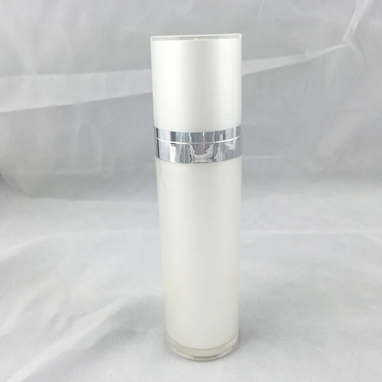 LA21-120ml Pearl White Acrylic Bottle (1)