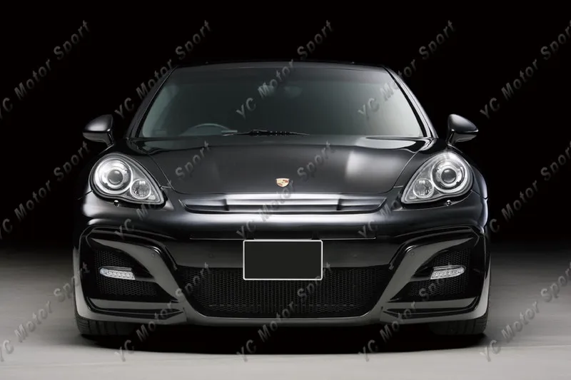 2010-2013 Porsche Panamera 970 Wald  Sports Line Black Bison Edition Style Front Bumper FRP (11)