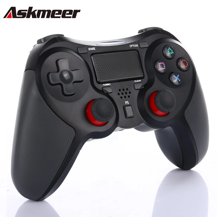 

ASKMEER PS4 Wireless Controller DualShock 4 Gamepad Controller with 3.5mm Headphone Jack for Playstation 4 /PS3 Console Joystick