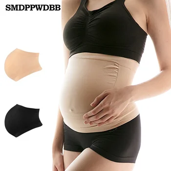 

SMDPPWDBB Women Belly Band Cotton Maternity Support Trendy Maternity Pregnancy Support Pregnant Postpartum Corset Belly Belt