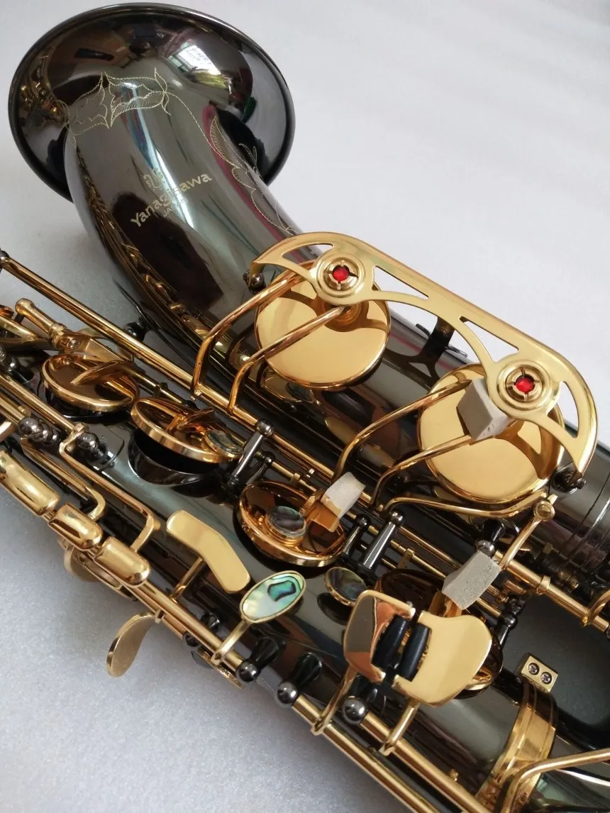 

Japan Yanagisawa new Tenor Saxophone T-901 model Bb black gold saxophone with Musical Instruments Accessories Mouthpieces