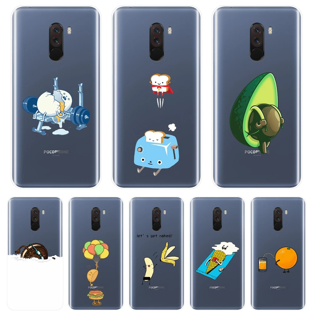 Задняя крышка для Pocophone F1 Xiaomi Redmi Note 6 Pro 5A Prime 5 4 4X Avocado Мягкий силиконовый чехол