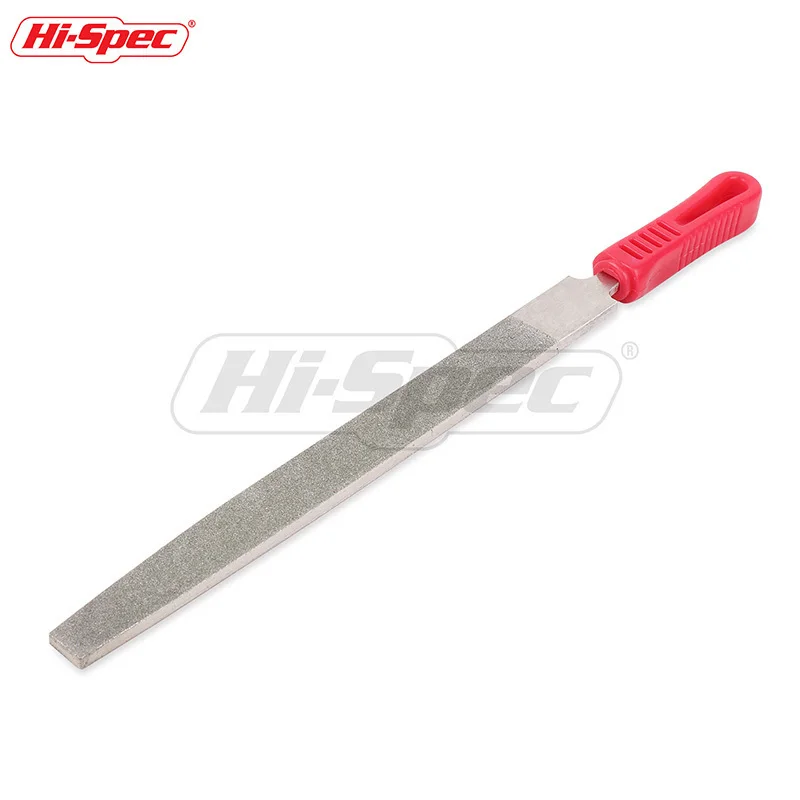 

Hi-Spec 250mm Diamond Coated Flat File Half Round File 120 Grit Long Filing Stone Needle Files For Hand Tools FI001