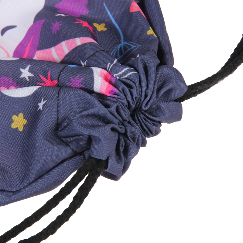 Jom Tokoy модная сумка на шнурке с 3D принтом Единорог Mochila Feminina рюкзак на шнурке Женский Повседневный Рюкзак для девочек
