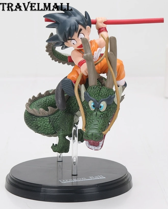 Travelmall Новый в коробке аниме Gokou сын Гоку shenron 13 см ПВХ фигурку игрушки модель для