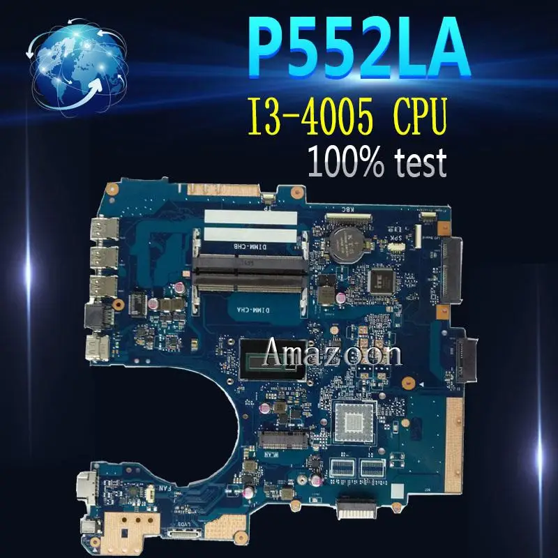 Amazoon P552LA с I3-4005 материнская плата 90NX0050-R01400 для ASUS P552 P552L P552LA P552LJ Материнская плата ноутбука 100% тестирование