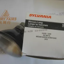 Mercury-Lamp SYLVANIA SKIRTED Screw-Base-Spot Uva-Bulb Blacklight H44GS-100M PAR38 100-Watts