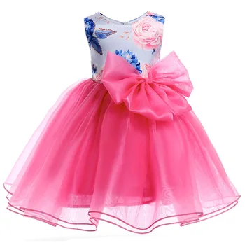 

Baby Girl Christmas Dress Children Wedding Birthday Party Dresses Kids Evening Ball Gown Baby Clothes for Girl 6 8 10 Years